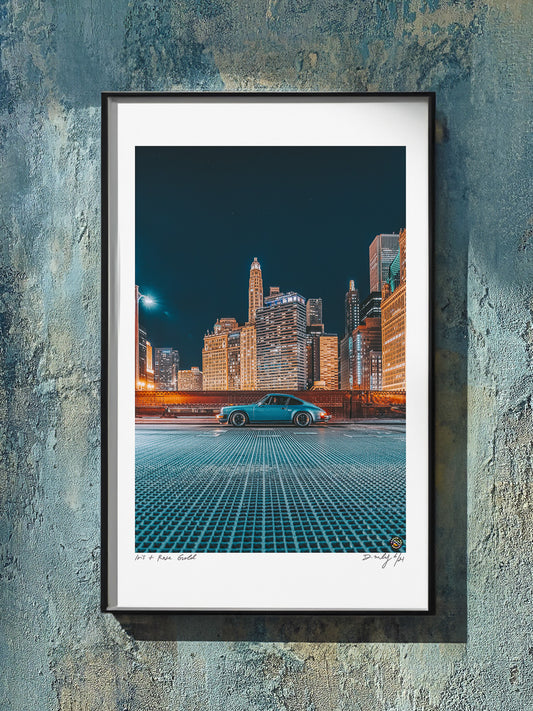 #003 Signature Series - "Iris + Rose Gold" Poster