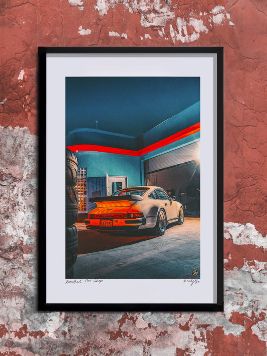 #060 Signature Series - "Boosted Tire Shop" Poster