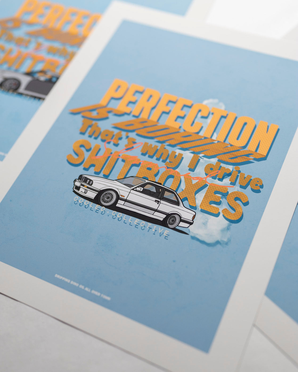 "Perfection is boring..." - Shitboxes Poster