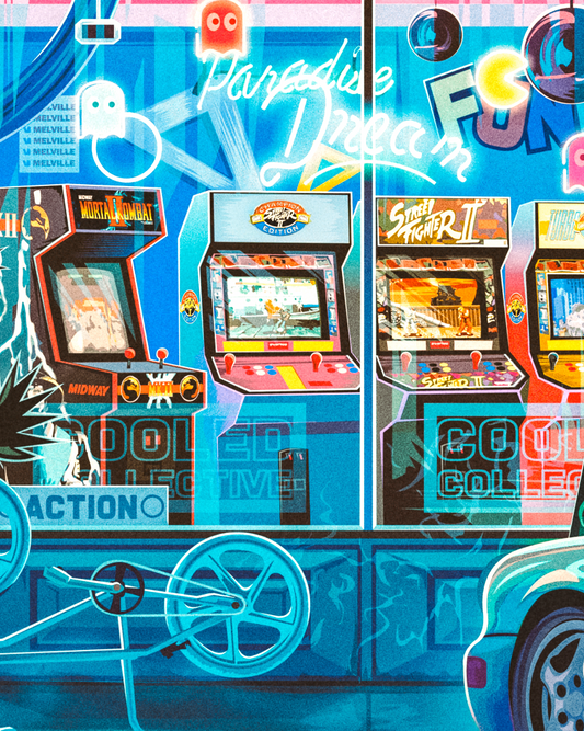 Retro #3b RS Arcade II Maritime Poster (Limited)