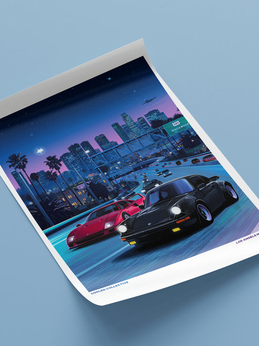 Retro #4c Los Angels Never Die Poster (Limited)