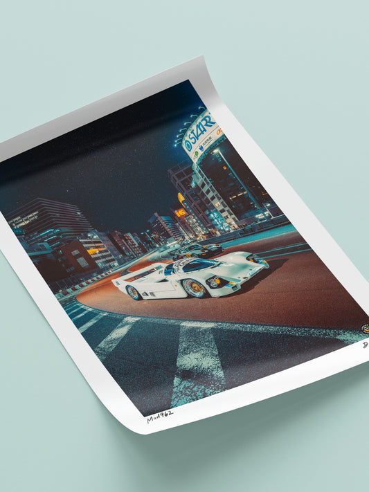 Mad962 Poster - Racecars of Luftgekult Tokyo