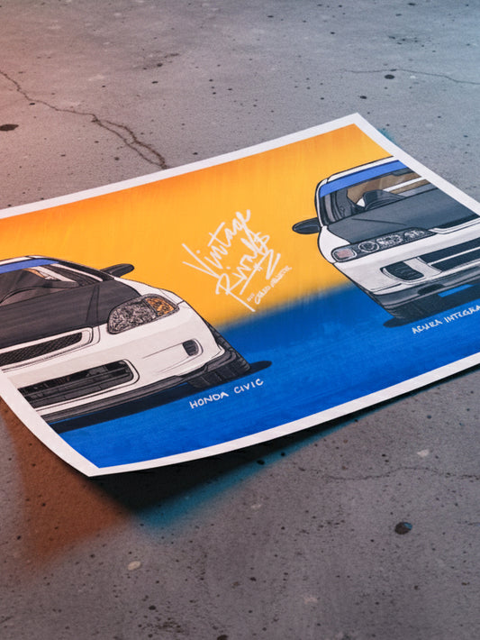 Vintage Rivals - Honda EK9 v Acura DC2 Type-R
