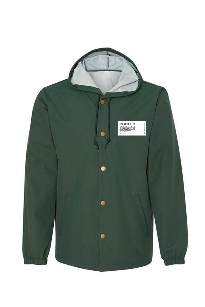 Cooled Collective Water-Resistant Hooded Windbreaker