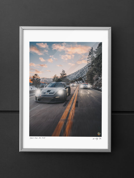 #056 Signature Series - "Three Cups, One Road" Poster