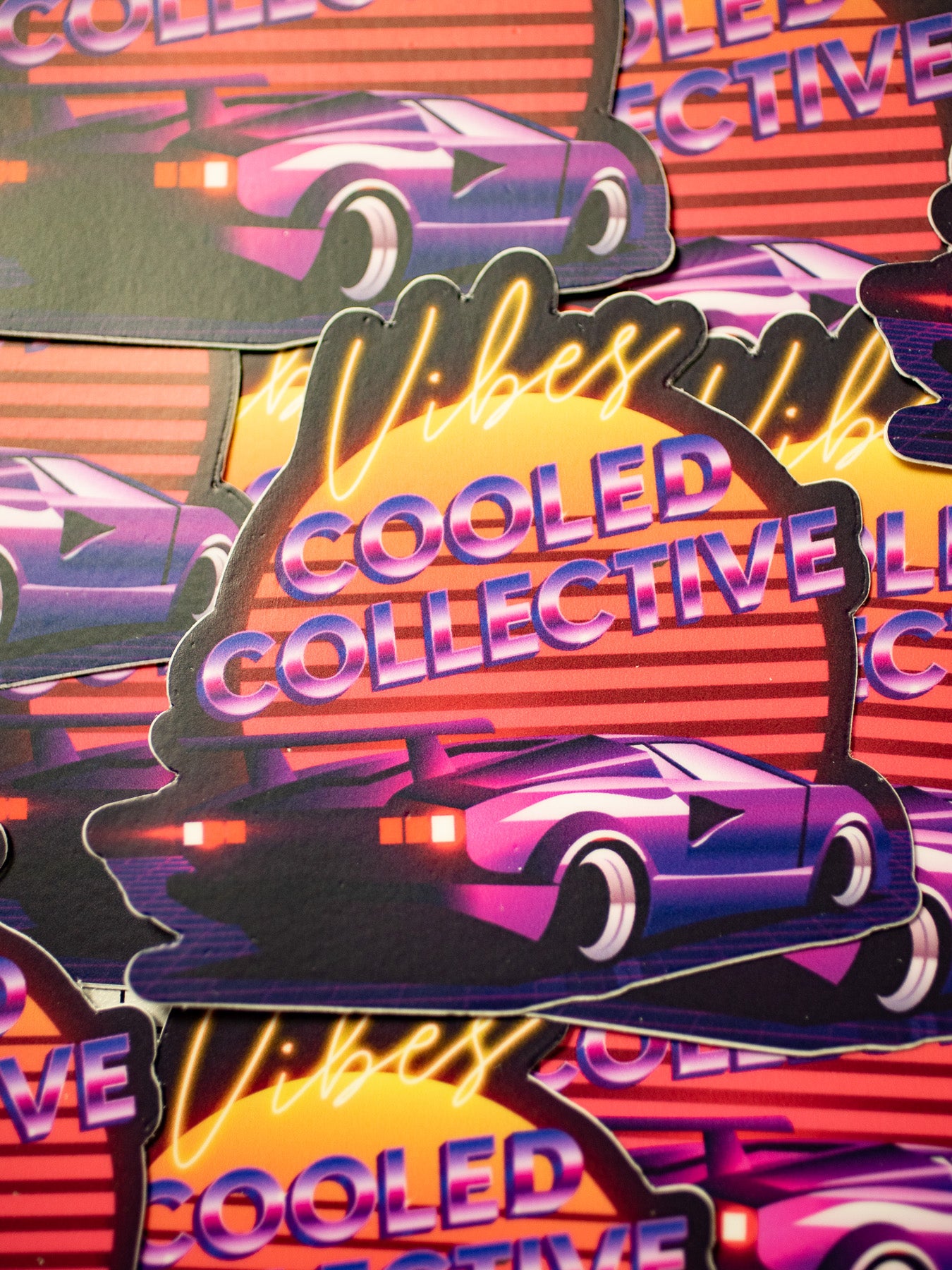 Retro Vibes 80s Sports Car Decals
