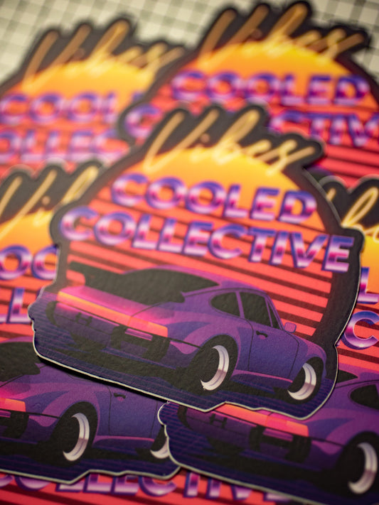 Retro Vibes 80s Sports Car Decals