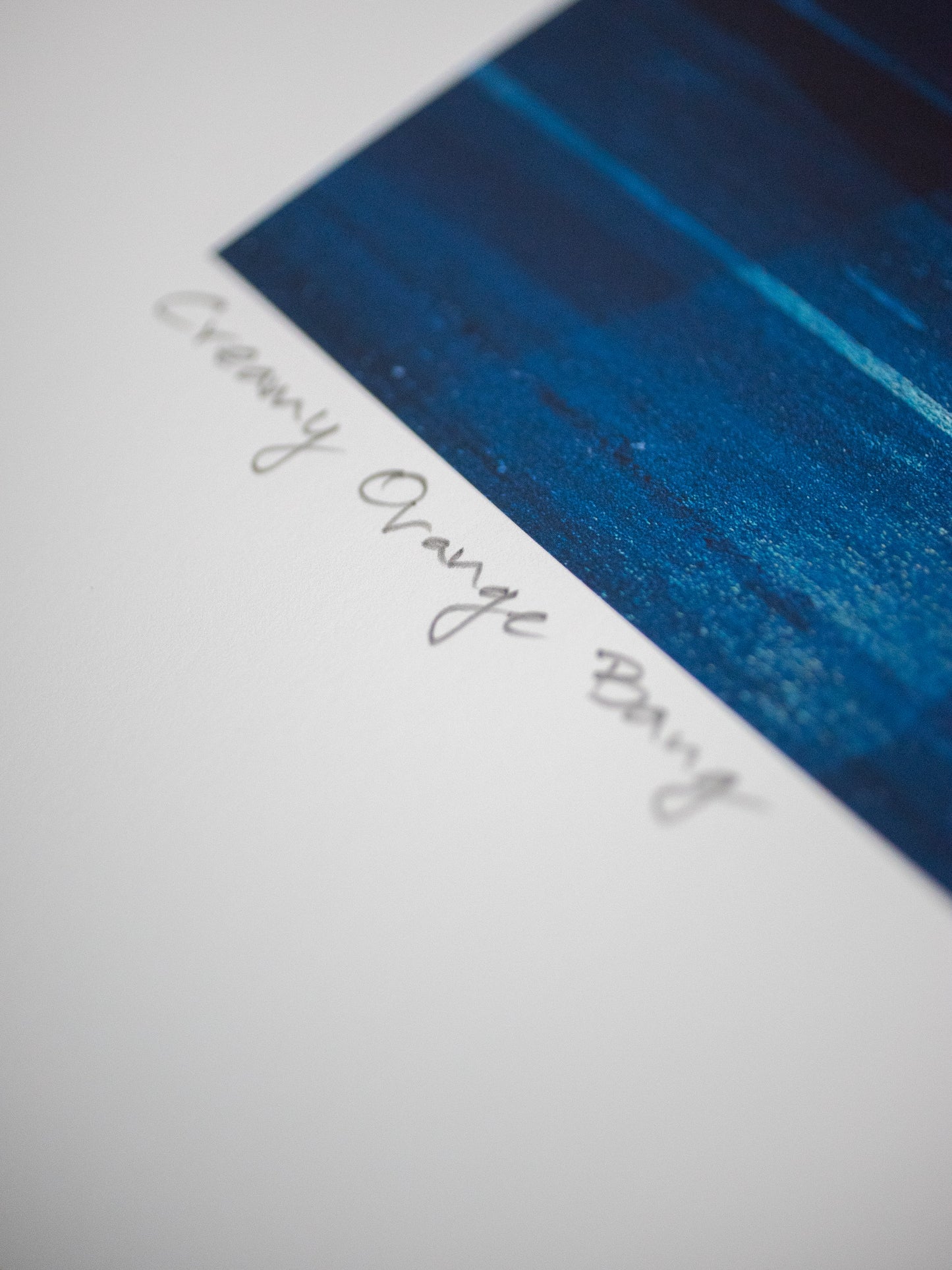 #014 Signature Series - "Creamy Orange Bang" Poster