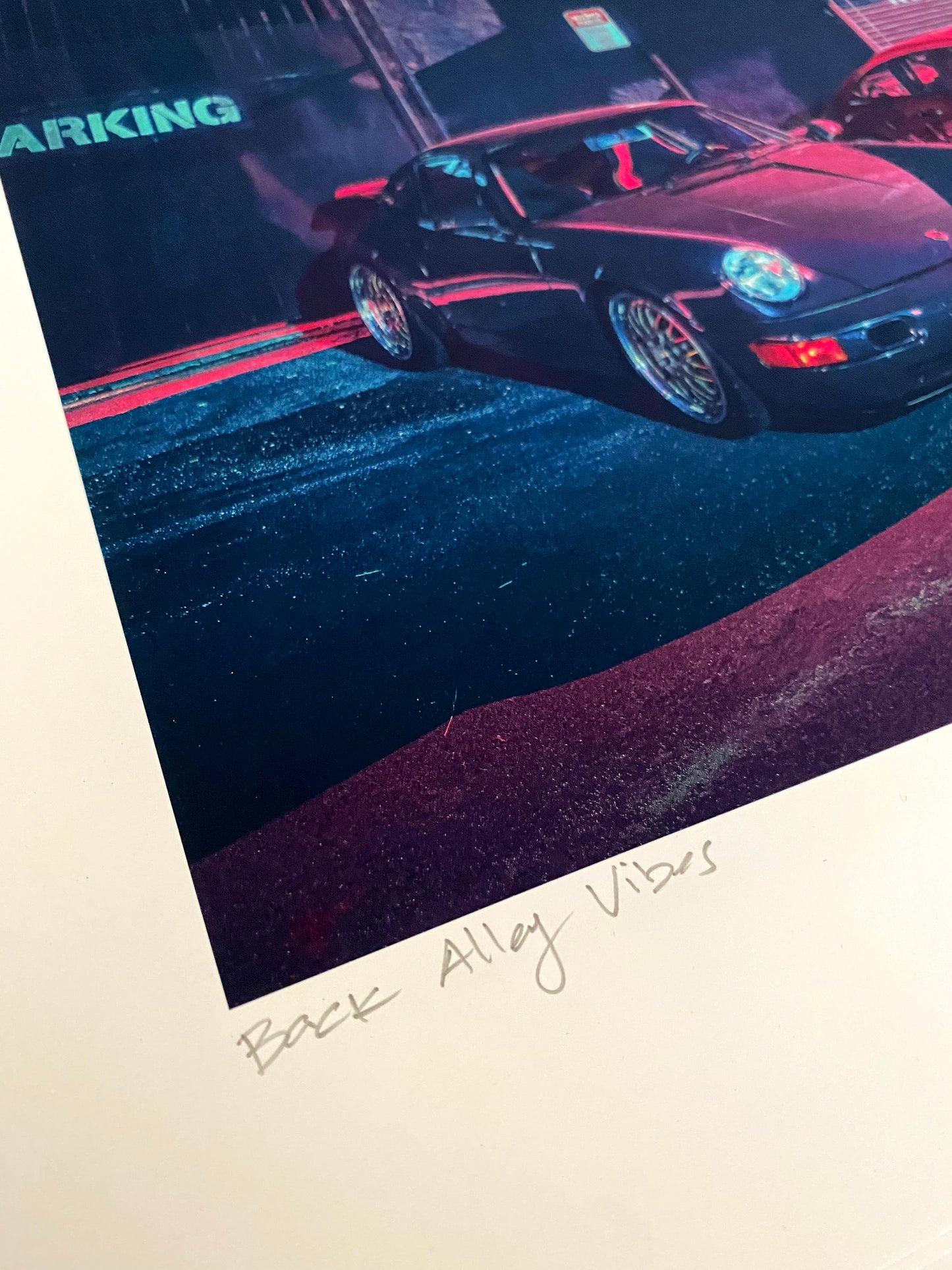 #036 Signature Series - "Back Alley Vibes" Poster