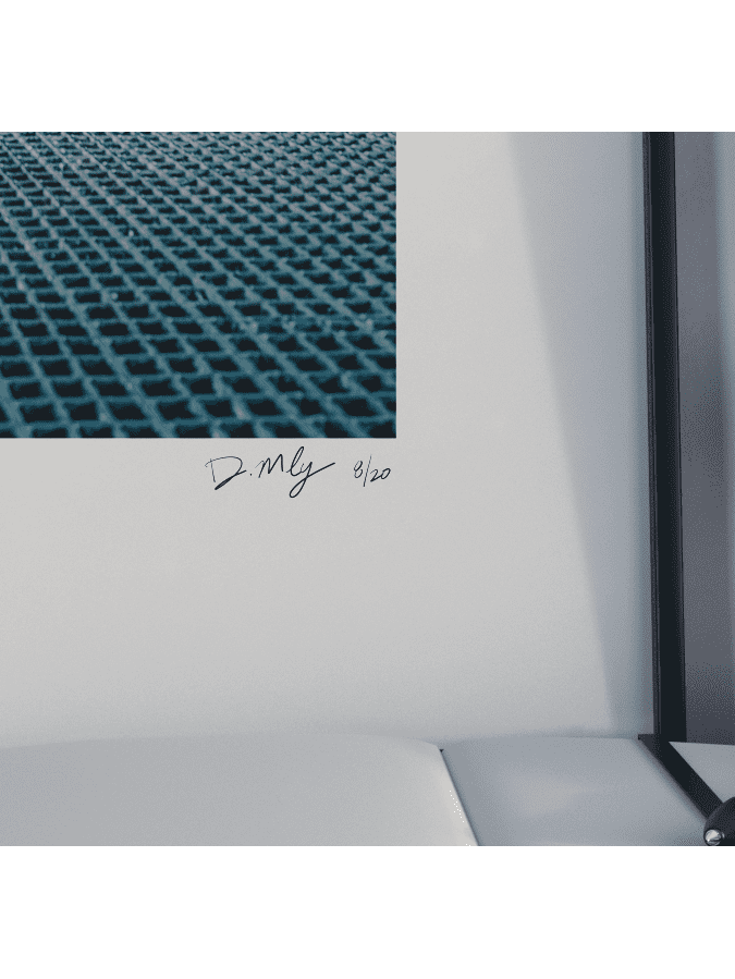 #003 Signature Series - "Iris + Rose Gold" Poster