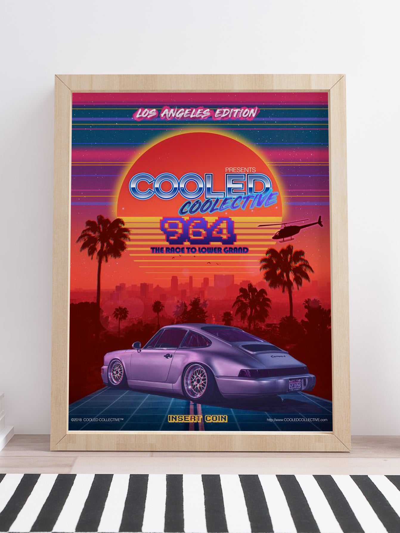 80s Theme 964 Los Angeles Edition - 18x24" Poster