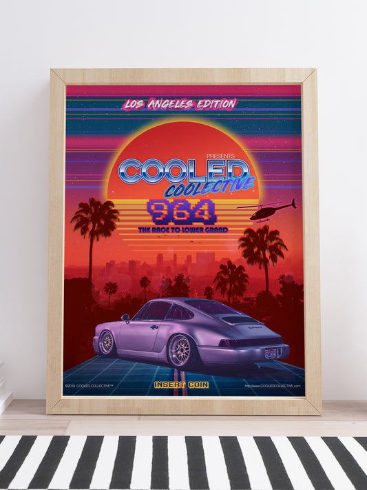 80s Theme 964 Los Angeles Edition - 18x24" Poster