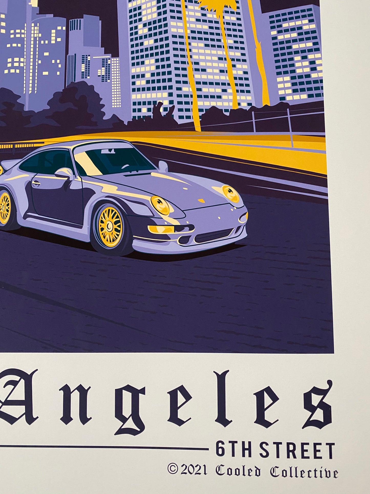 City of Los Angeles - Aircooled 6th St Poster