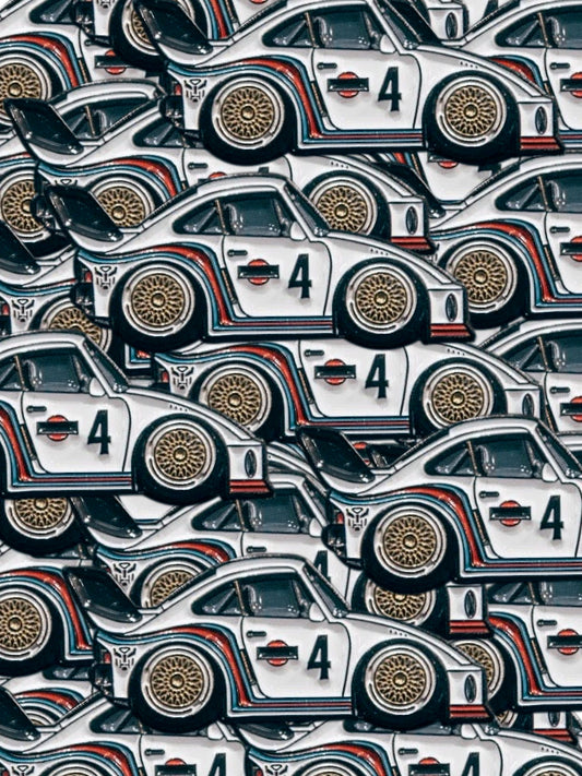 Leen Customs Racer Pin - Glow in the Dark Edition