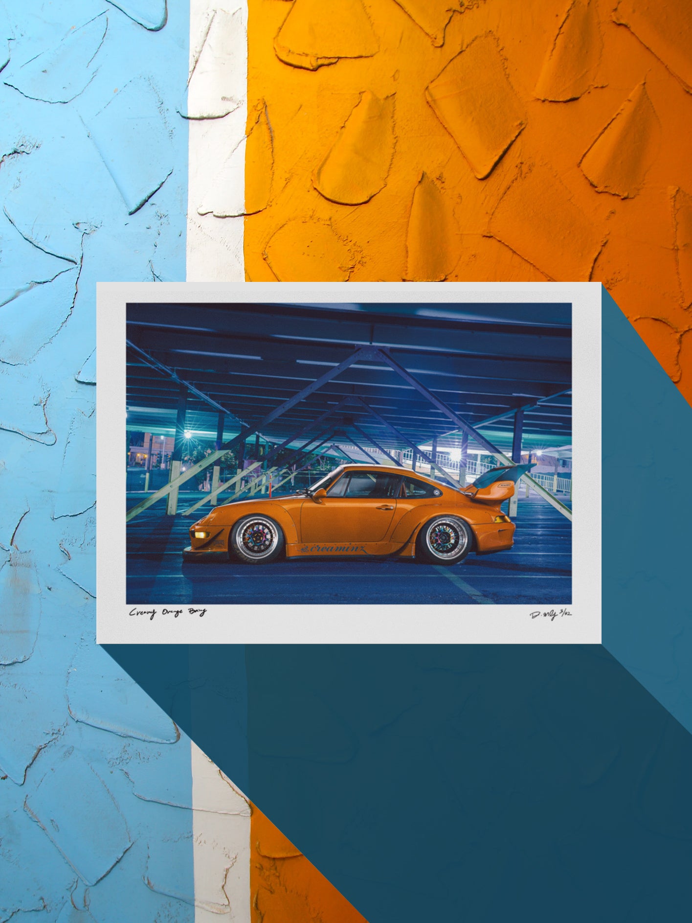 #014 Signature Series - "Creamy Orange Bang" Poster