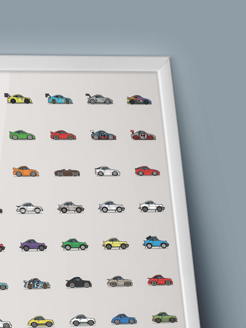 Leen PCar Road Map Poster Collab