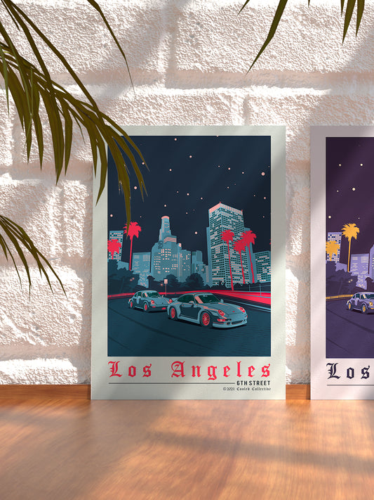 City of Los Angeles - Aircooled 6th St Poster