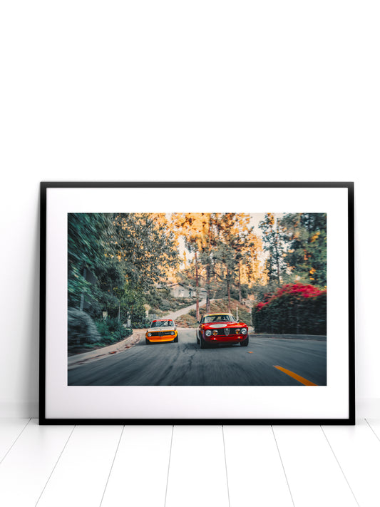 #008 Signature Series - "Vintage Rivals" Poster