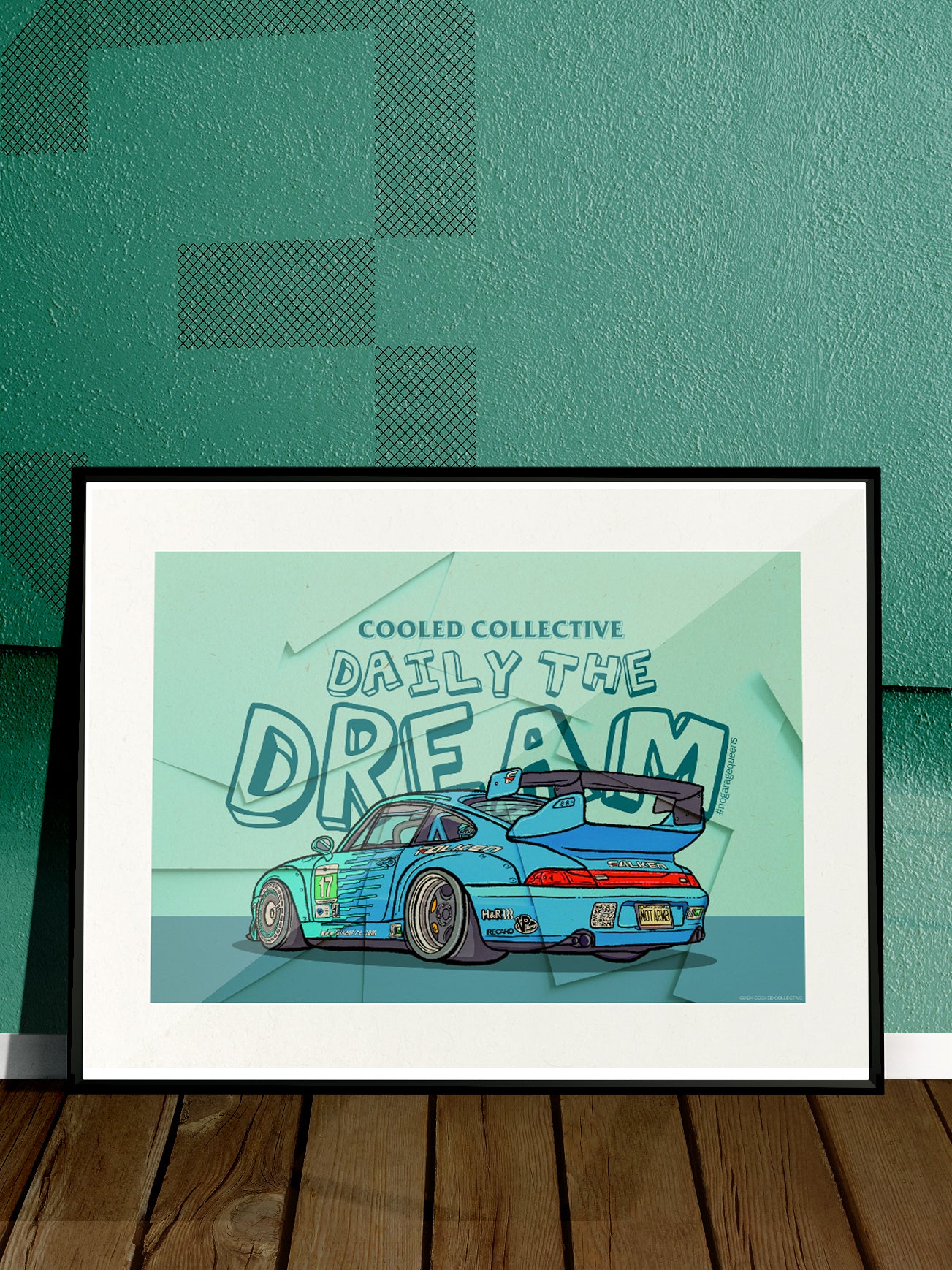 Daily the Dream - 993 GT2 Teal Livery