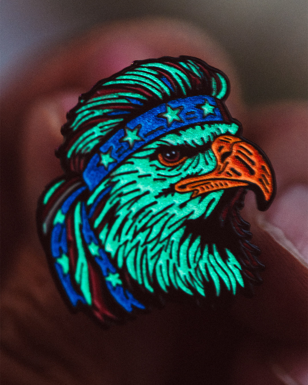 Freedom Eagle Pin (Glow in the Dark)