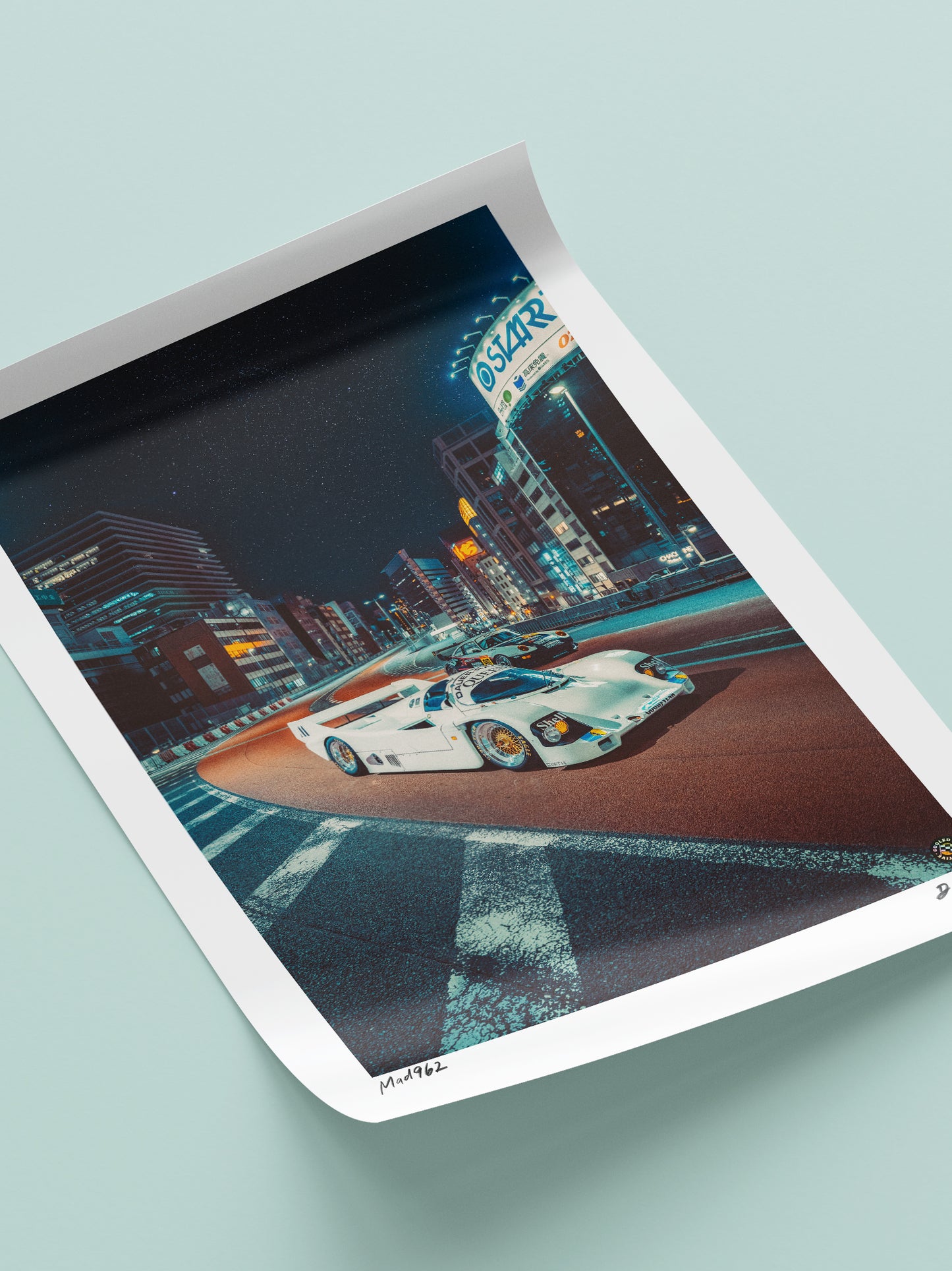 Mad962 Poster - Racecars of Luftgekult Tokyo