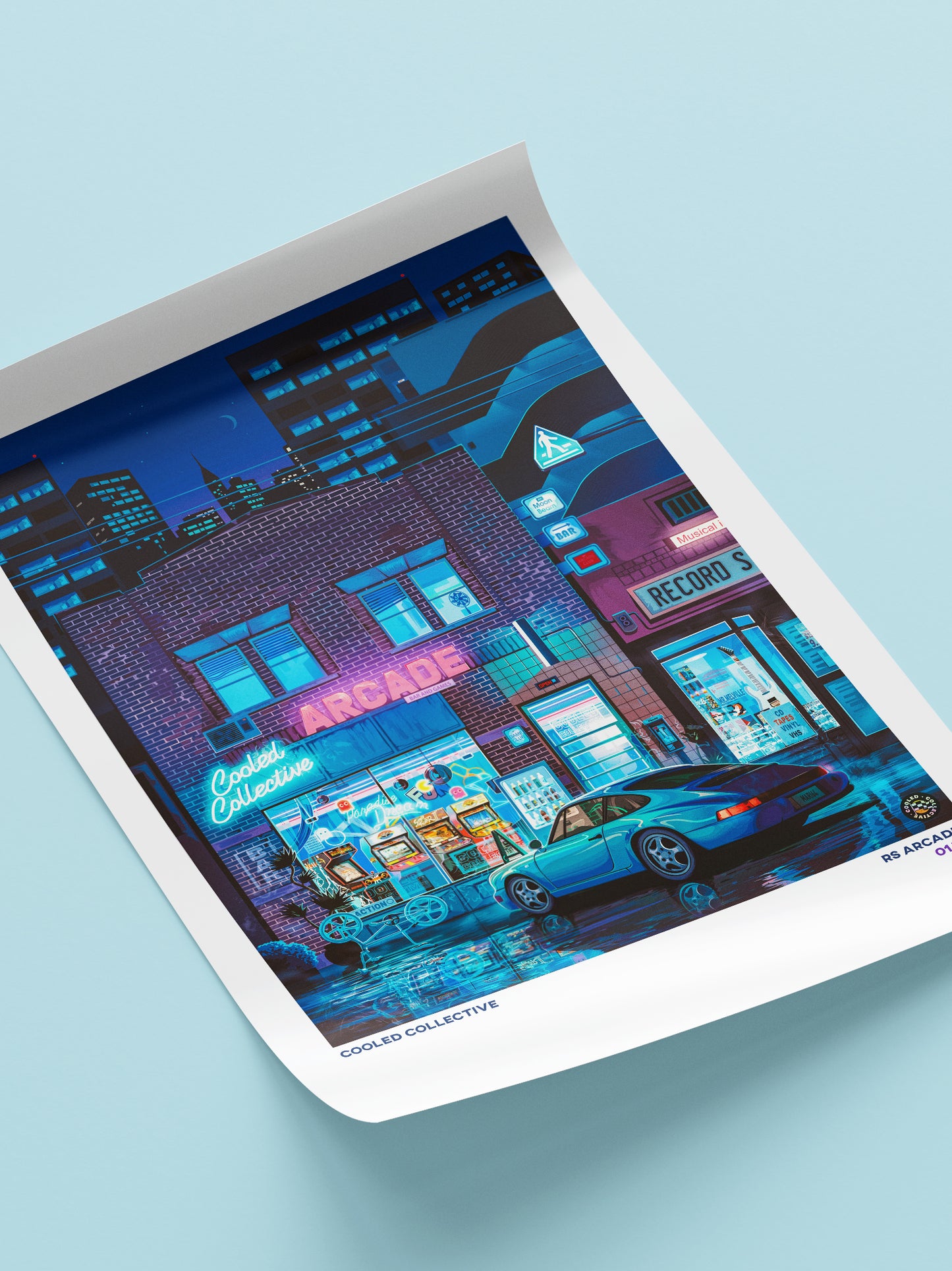 Retro #3b RS Arcade II Maritime Poster (Limited)