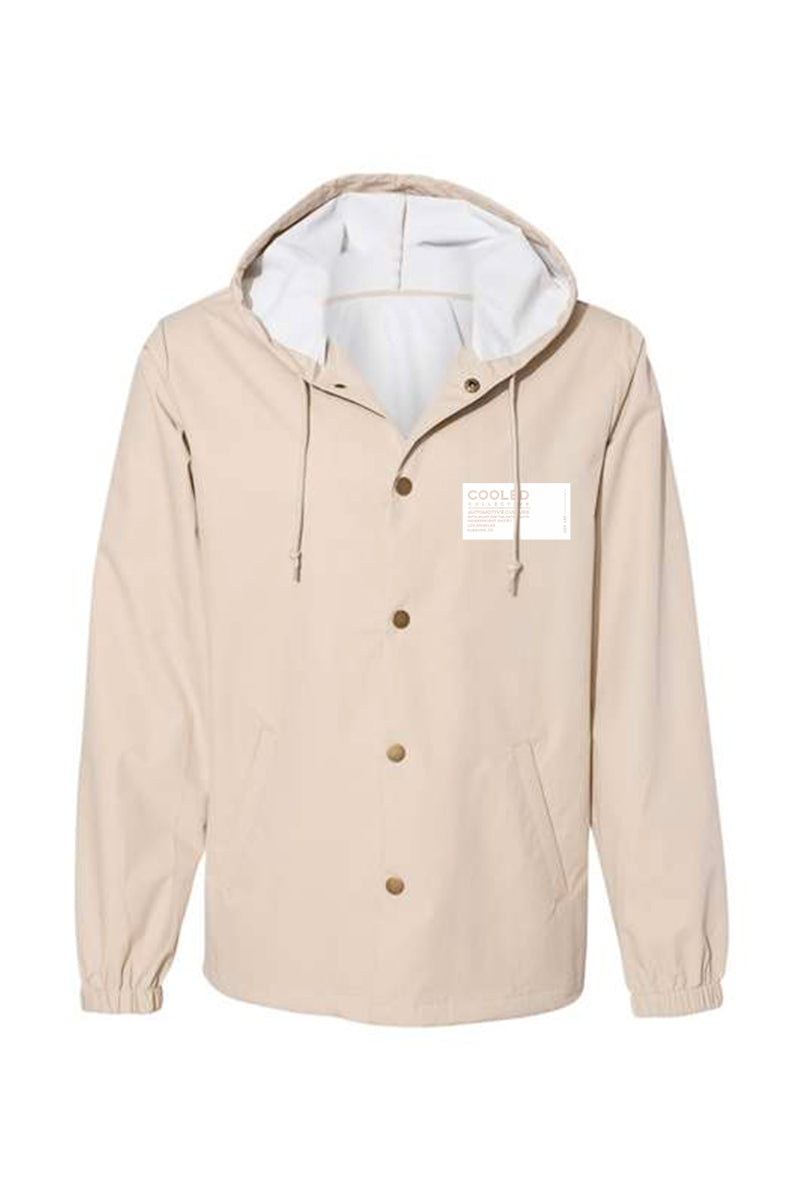 Cooled Collective Water-Resistant Hooded Windbreaker