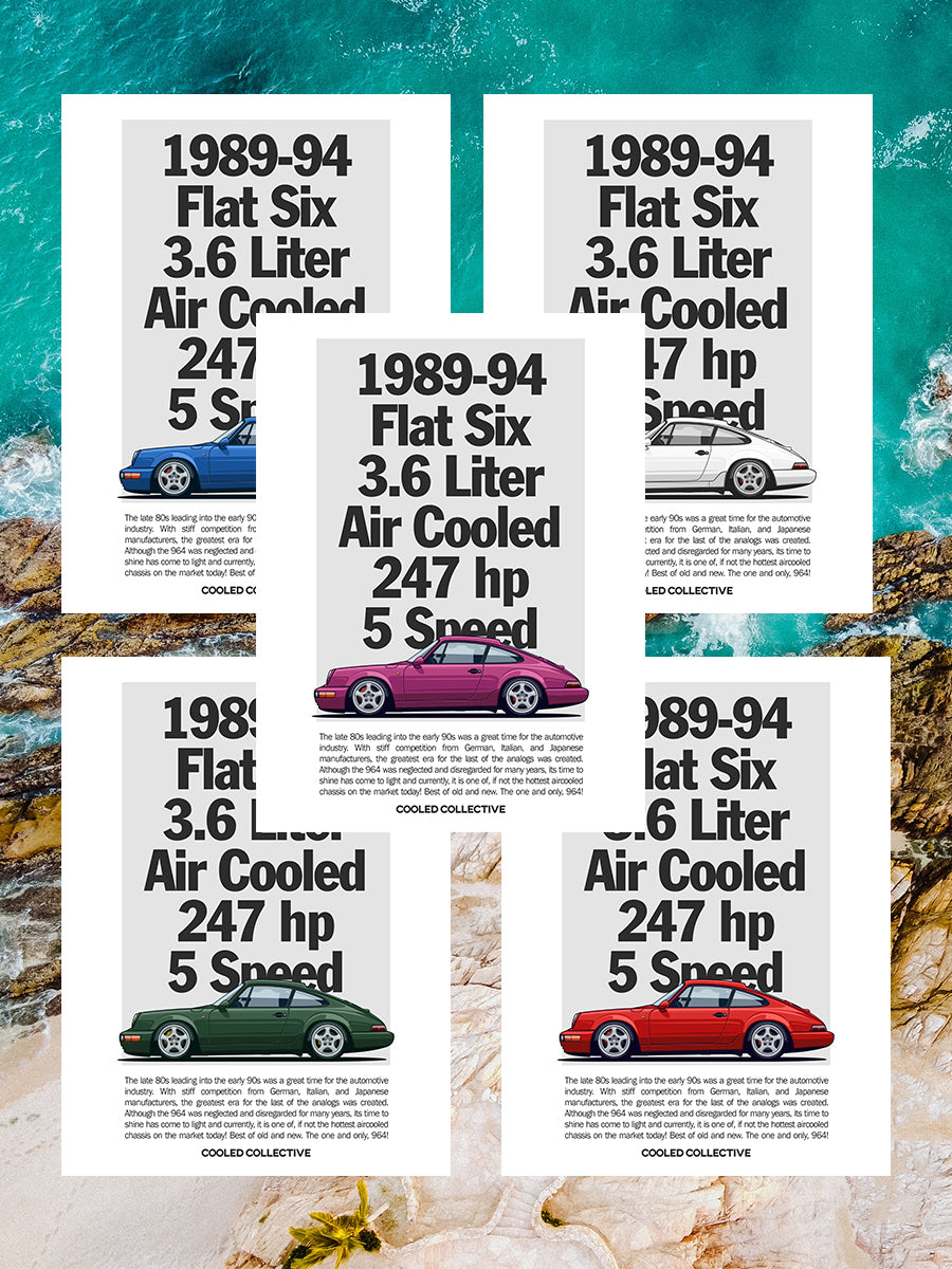 964 Illustrated Spec Poster