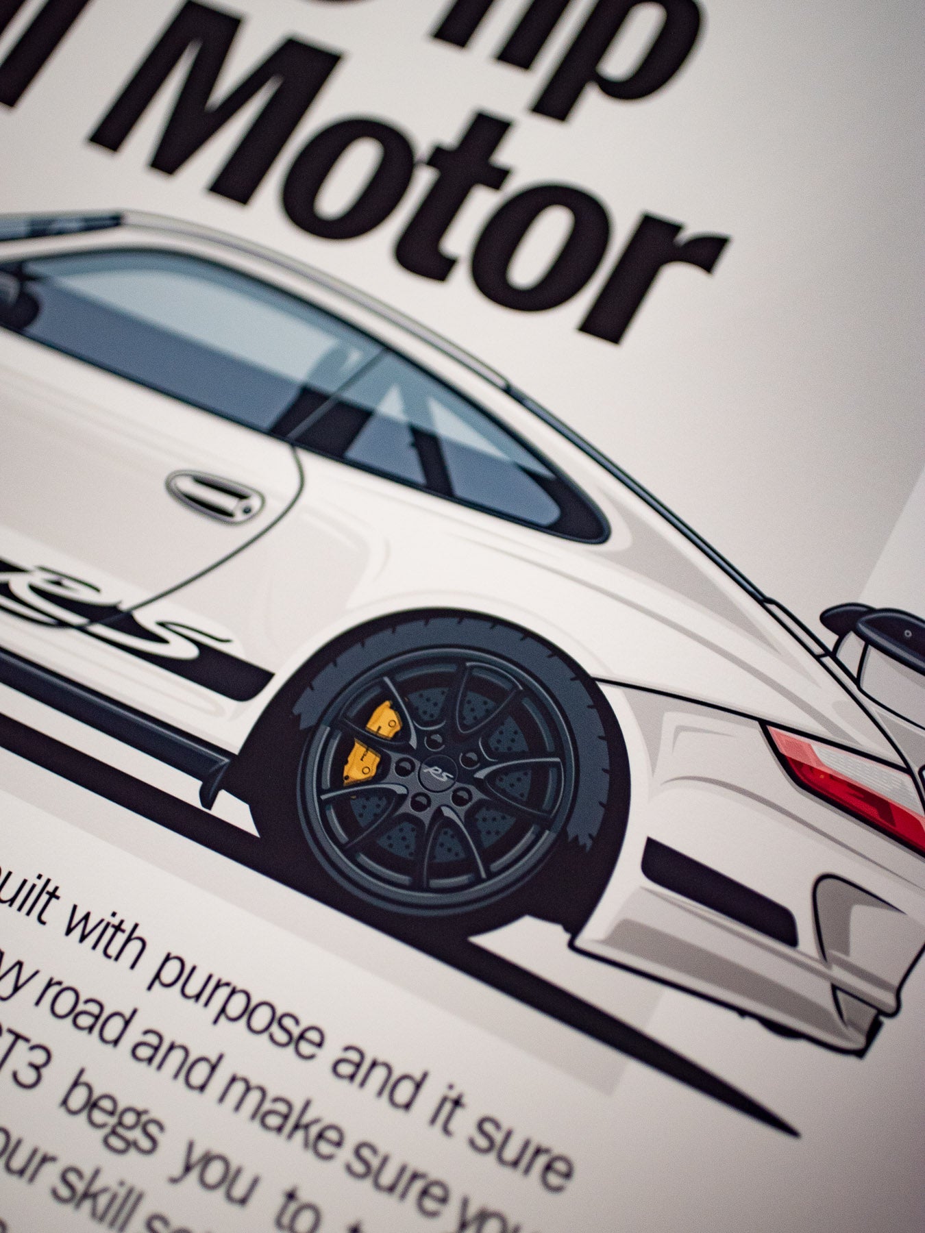 GT3 RS Spec Poster