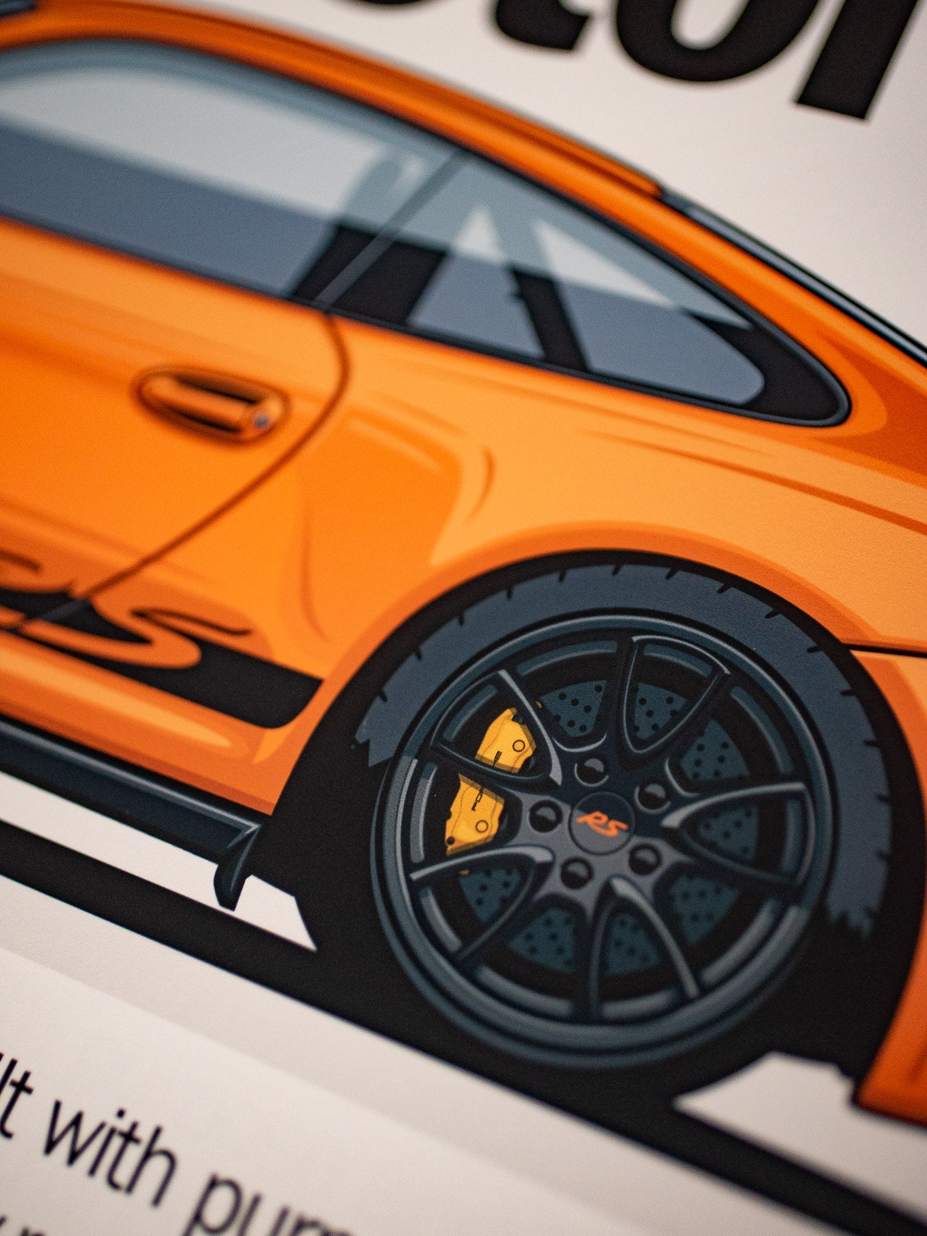 GT3 RS Spec Poster