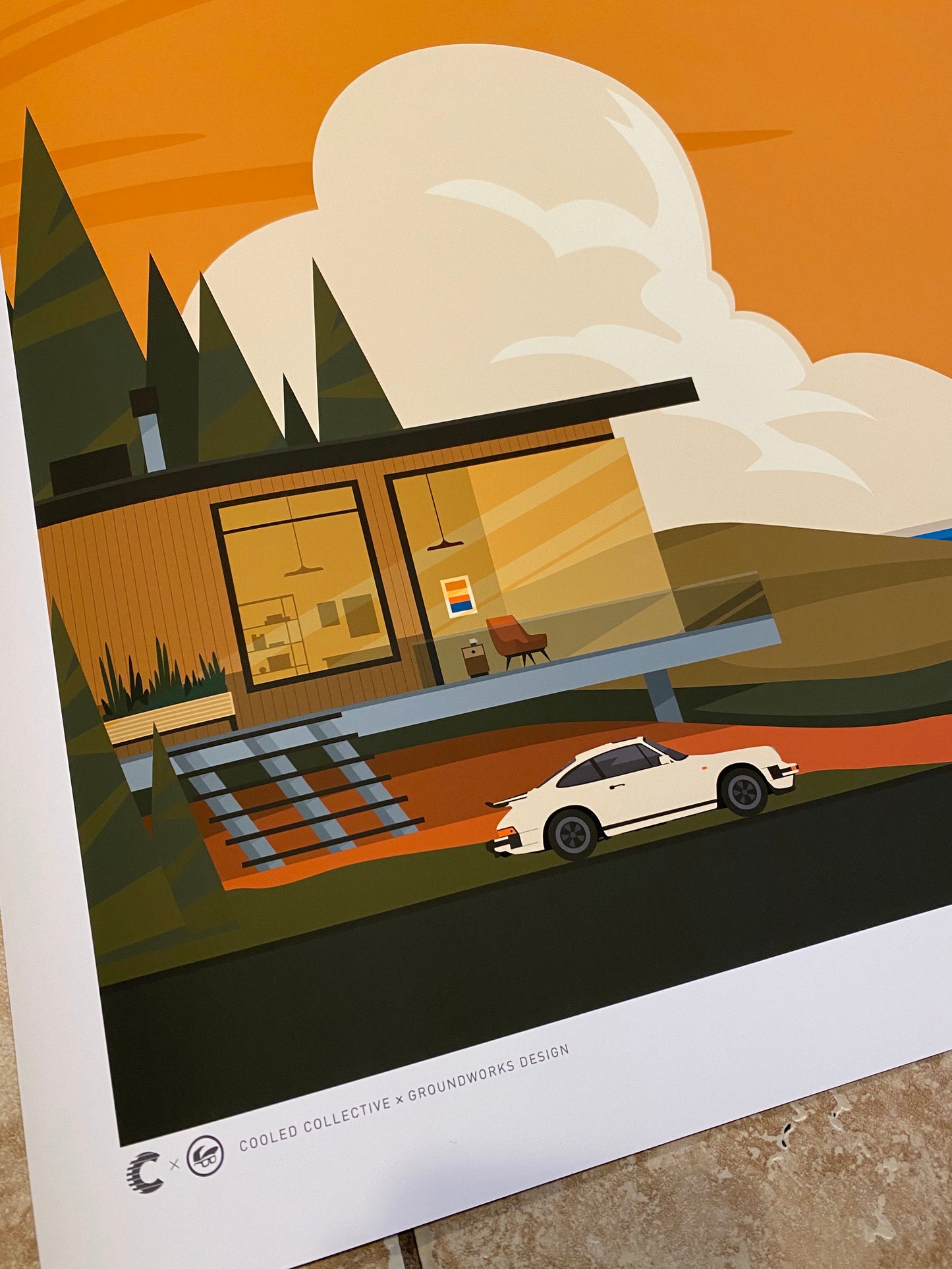 Ground Works Design - Cabin Life Poster