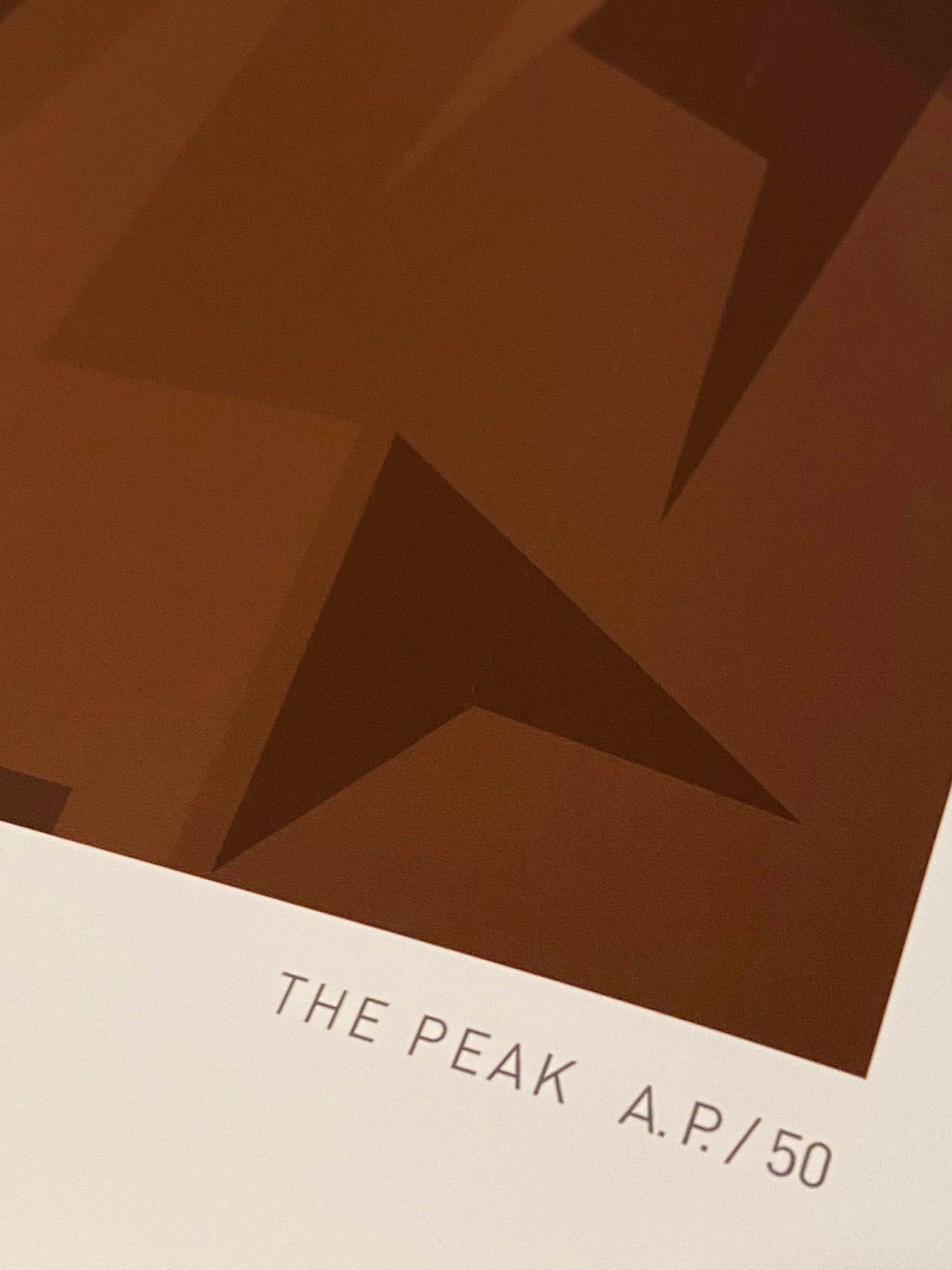 Ground Works Design - The Peak Poster
