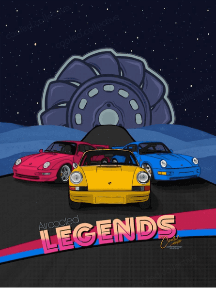 Aircooled Legends Poster 18x24"