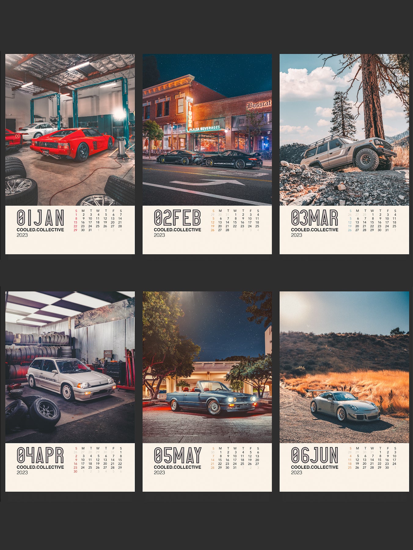 2023 Cooled Collective Calendar