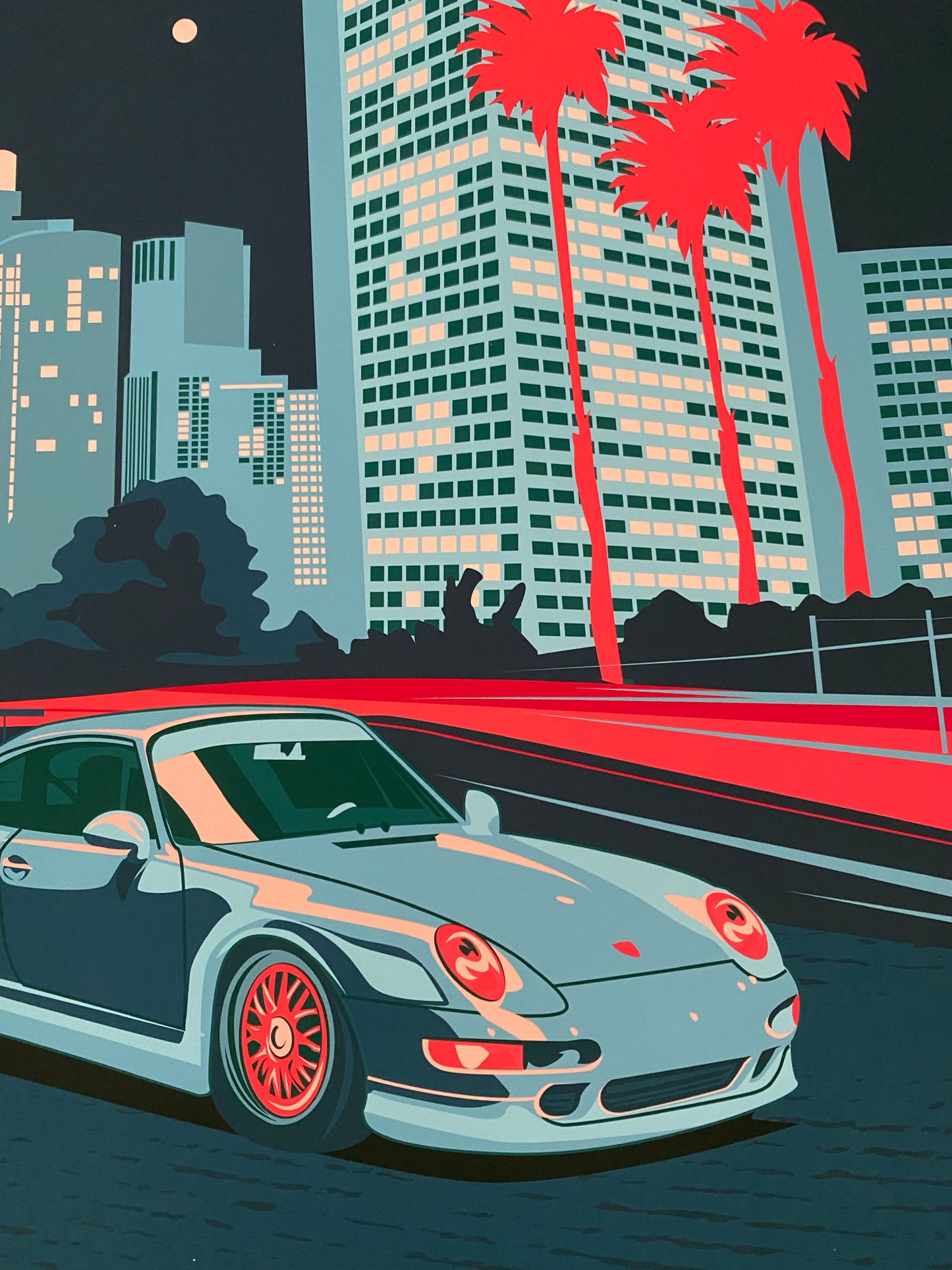 City of Los Angeles - Aircooled 6th St Poster