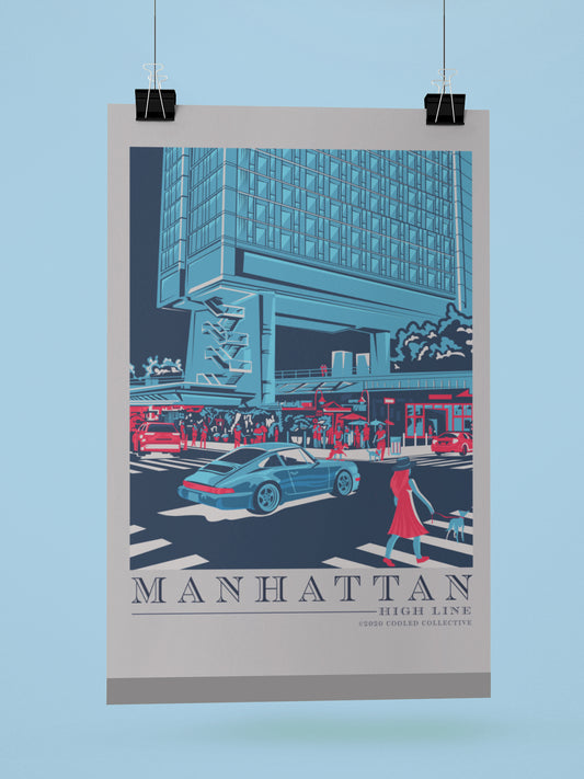 City of Manhattan - High Line Poster