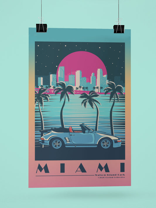 City of Miami - Watson Island Park Poster