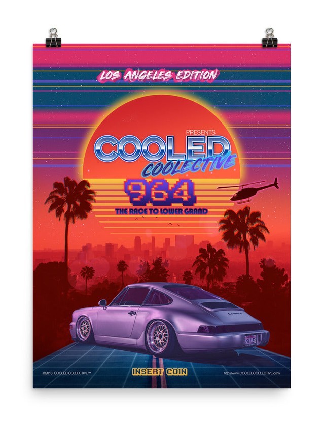 80s Theme 964 Los Angeles Edition - 18x24" Poster