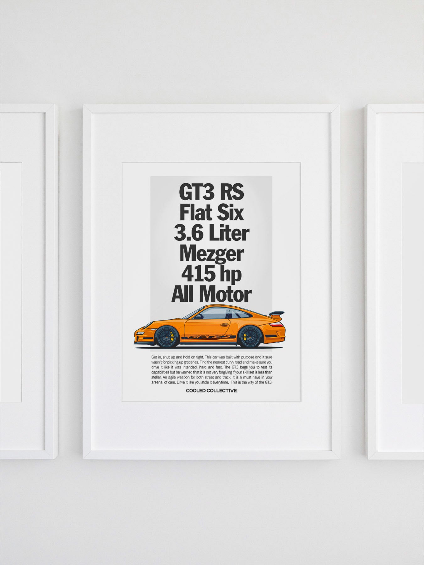 GT3 RS Spec Poster