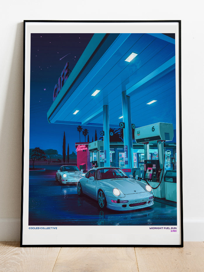 Retro #2 Midnight Fuel Run Poster (Limited)